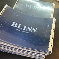 Печать брошюр для компании «BLISS»